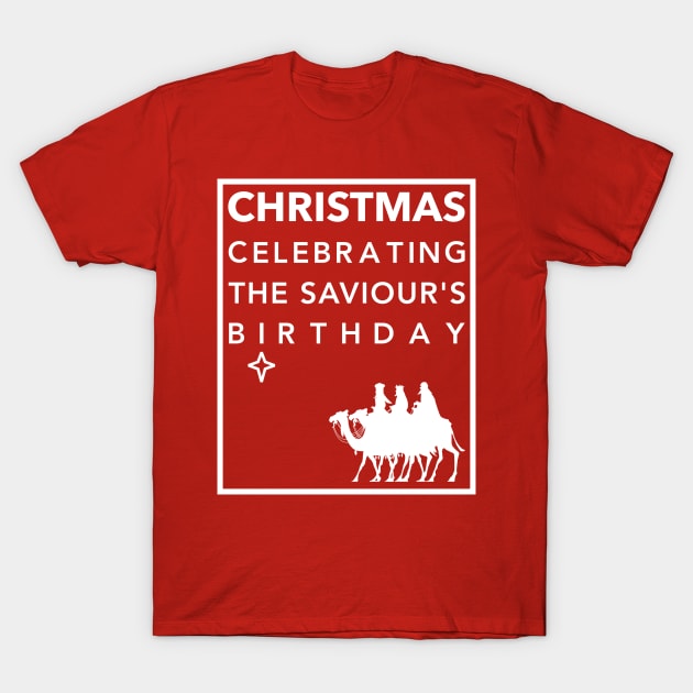 Christmas Celebrating The Saviours Birthday - Three Wise Men T-Shirt by DPattonPD